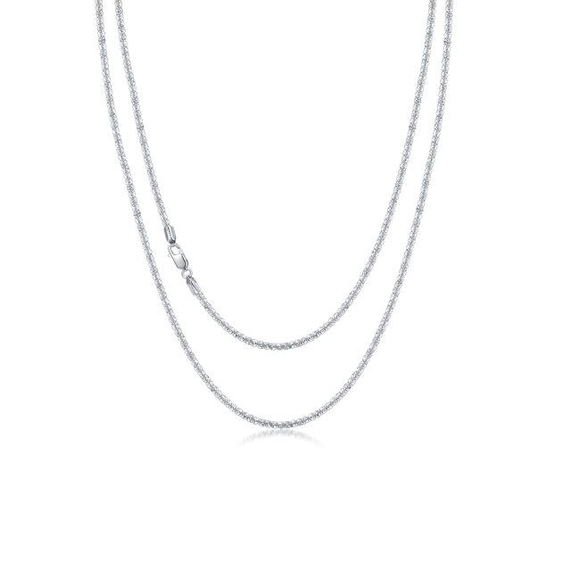 Collier en chaîne en argent sterling-1