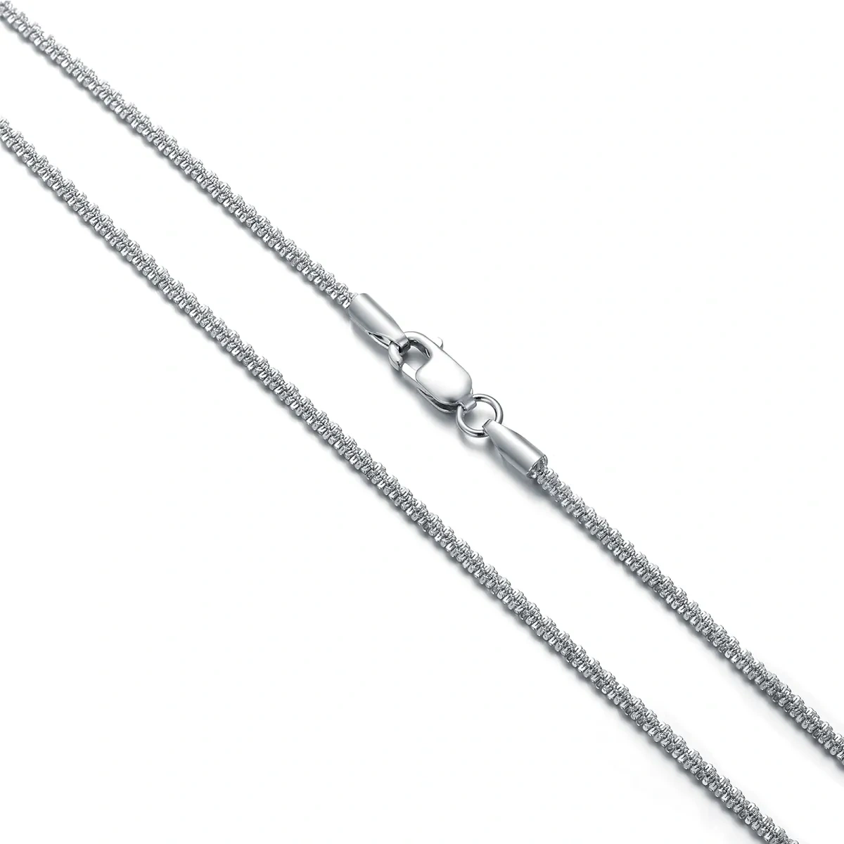 Collier en chaîne en argent sterling-3