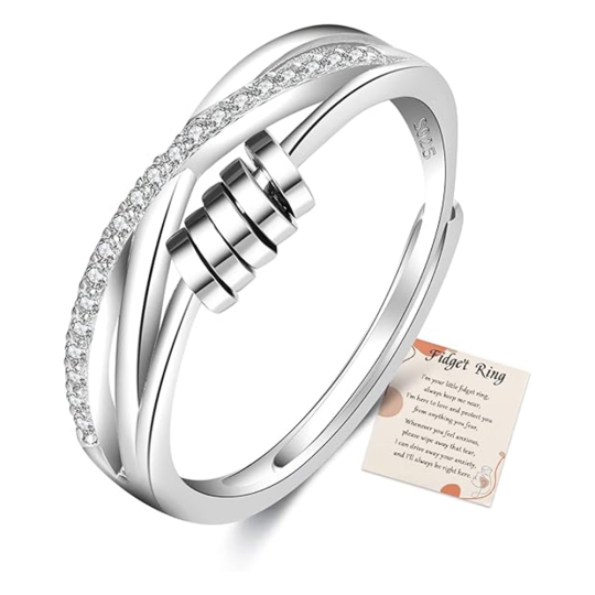 Sterling Silver Circle Open Ring