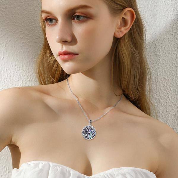 Orecchini Pendenti In Argento Sterling Con Nodo Triquetra