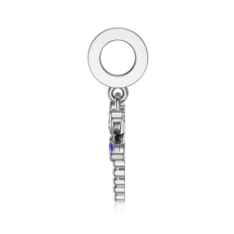 Charm en argent sterling avec libellule en forme de zircon cubique-5