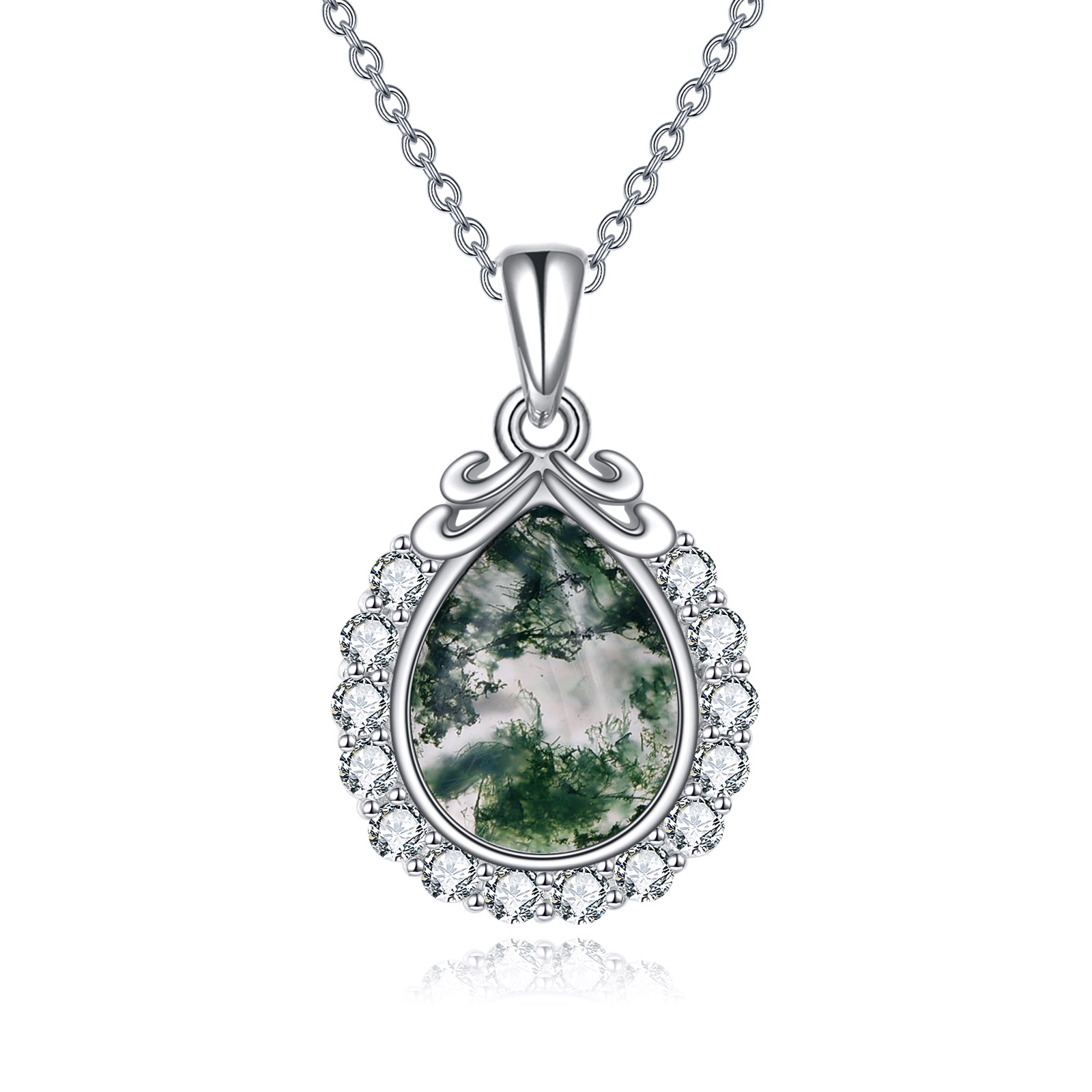 Sterling Silver Pea… - image