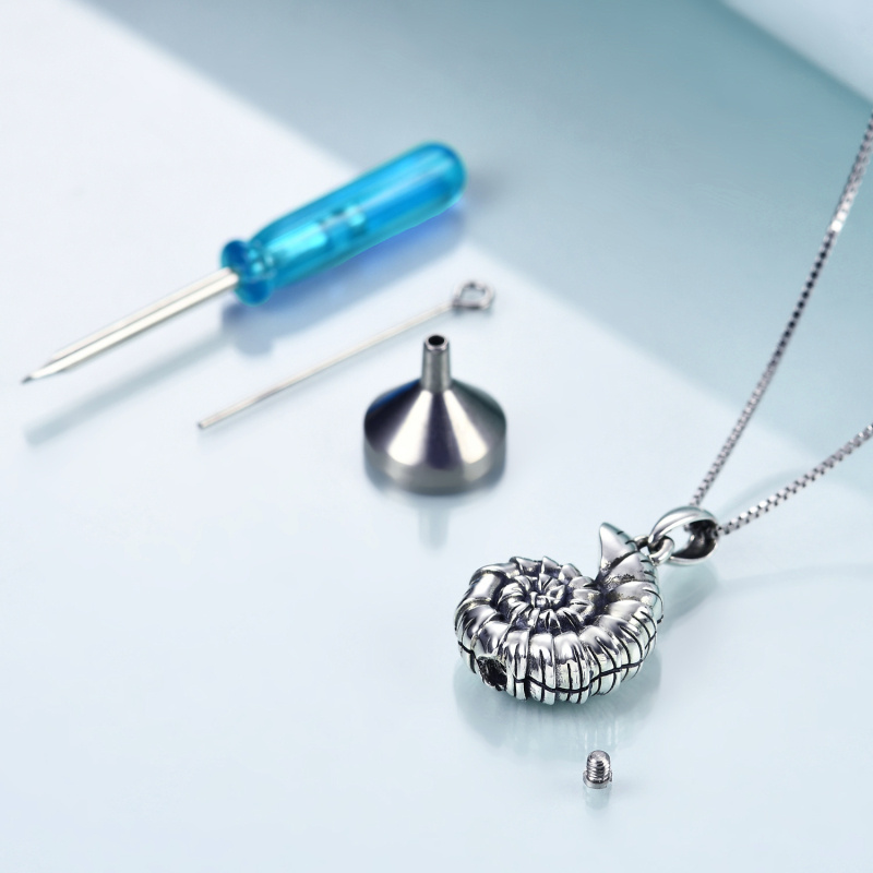 Srebrny naszyjnik z urną na prochy-4