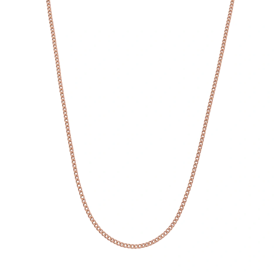 Corrente Connell em ouro rosa 18K para homem-1