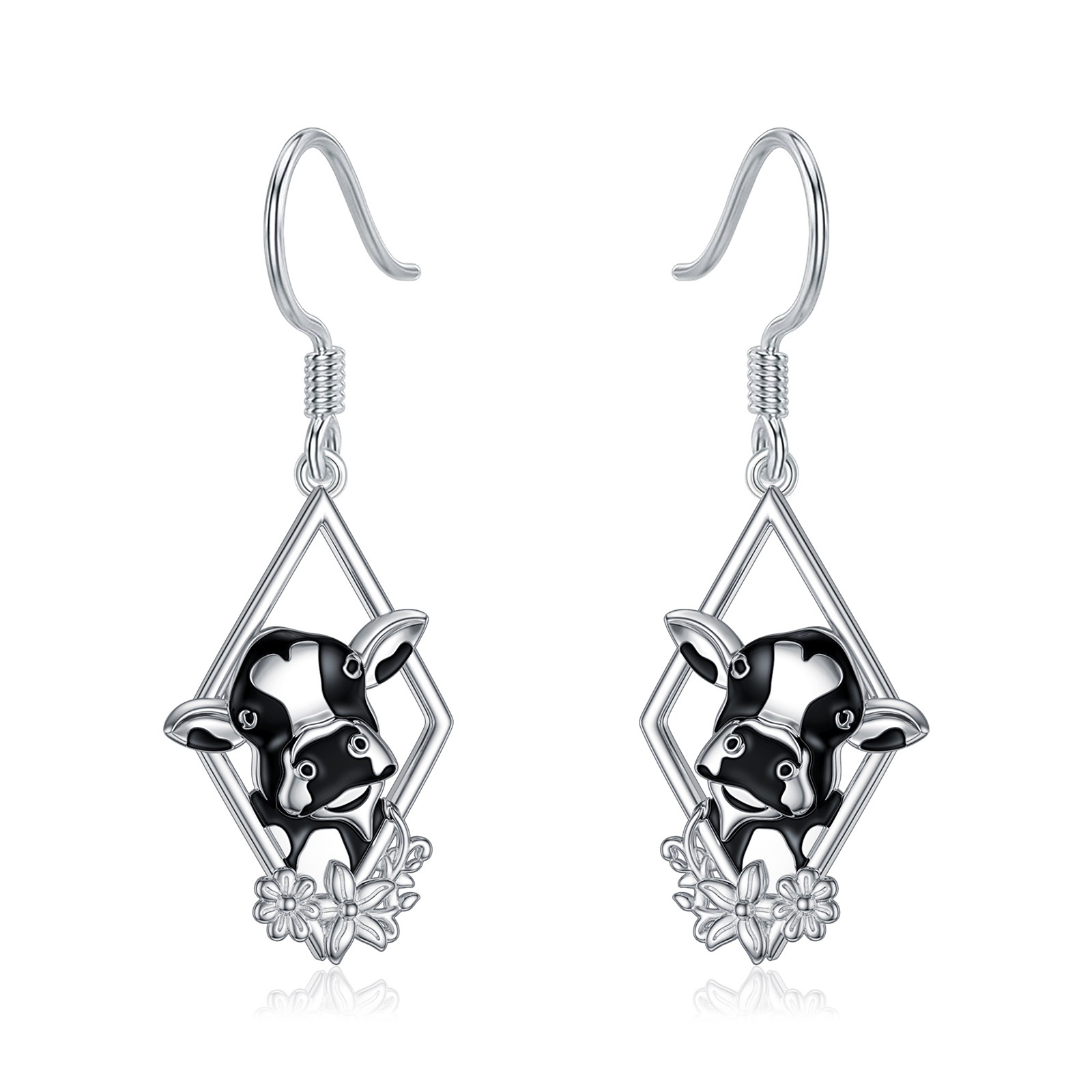 Sterling Silver Cow… - image