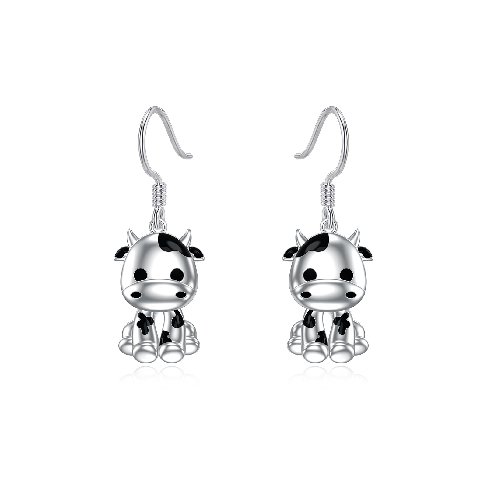 Sterling Silver Cow… - image