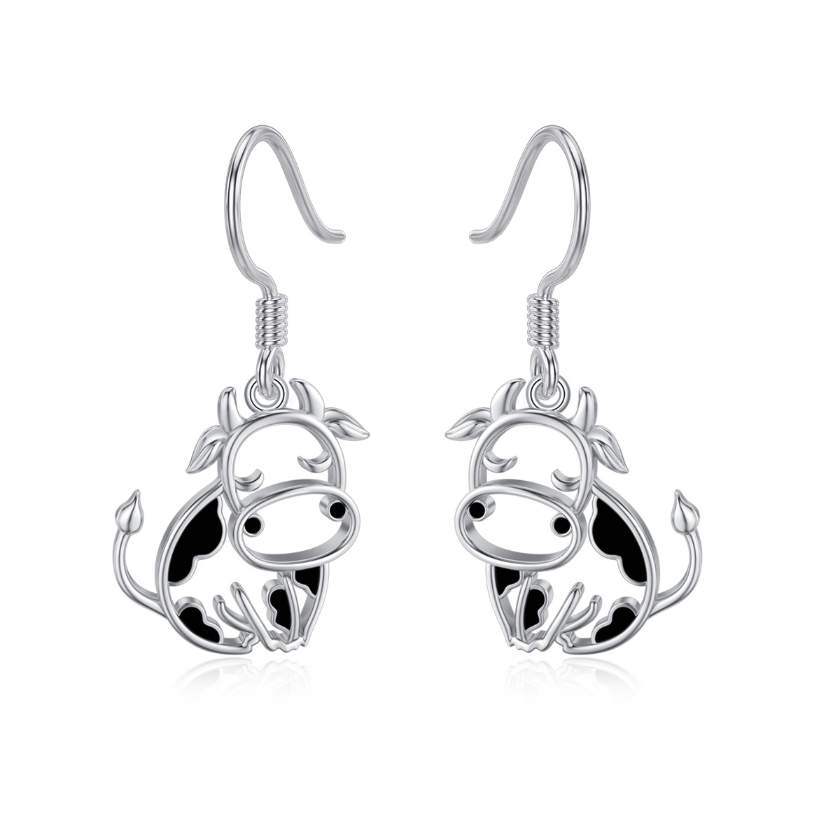 Sterling Silver Cow… - image