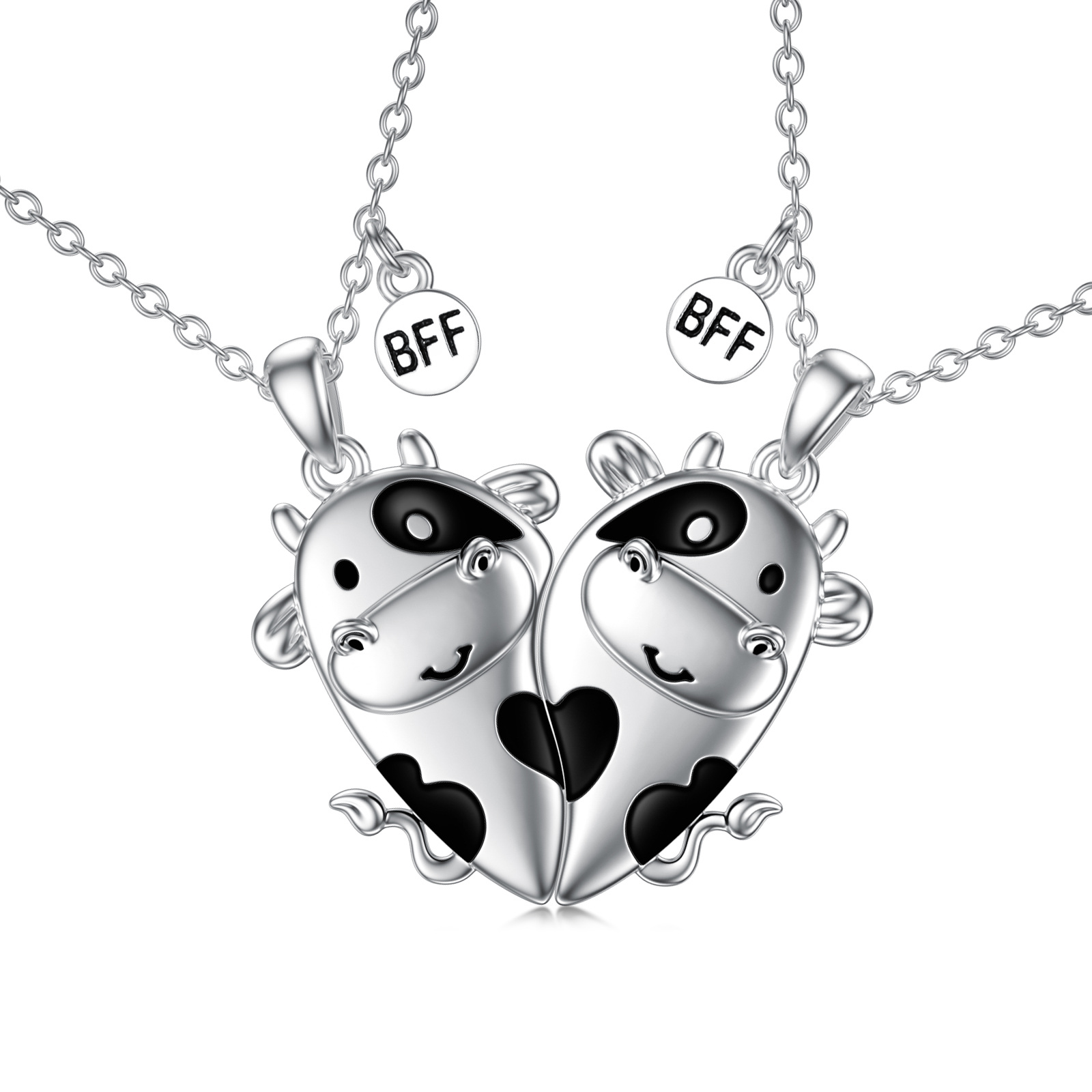Sterling Silver Cow… - image