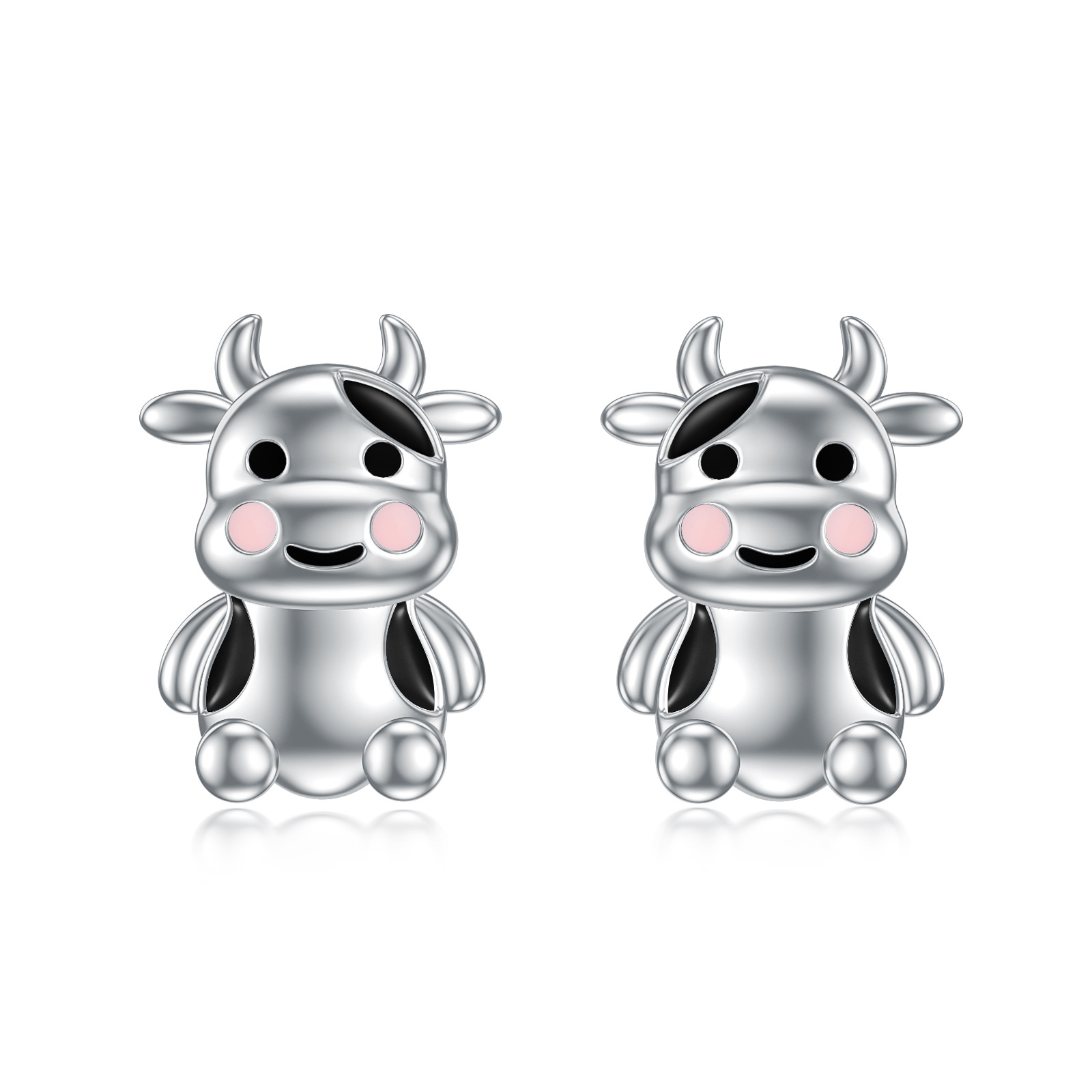 Sterling Silver Cow… - image