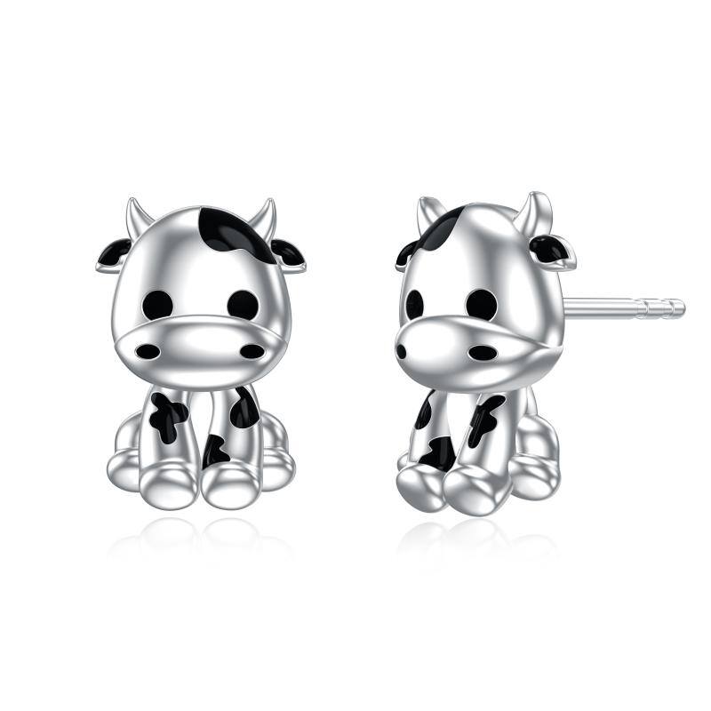 Sterling Silver Cow… - image