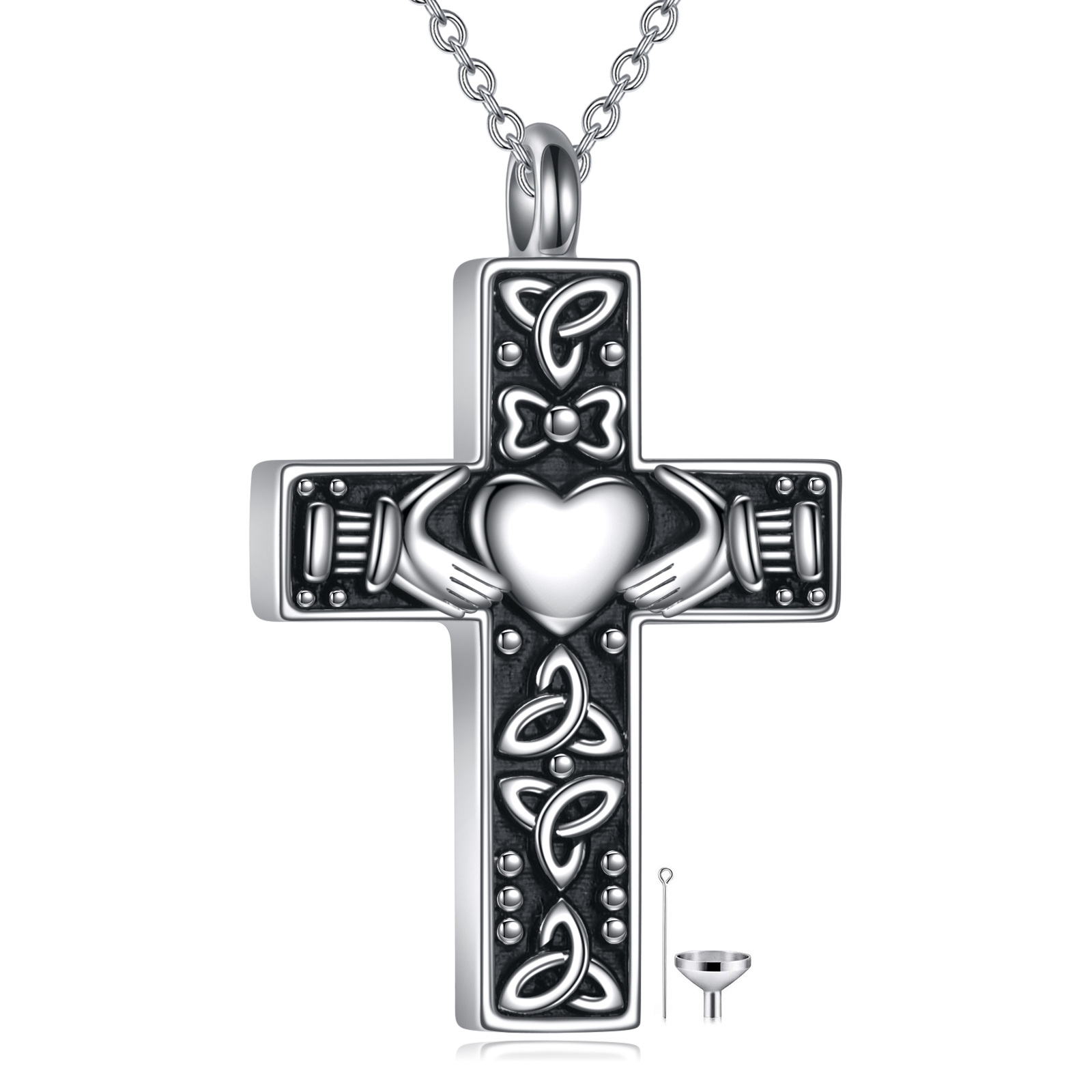 Sterling Silver Cro… - image