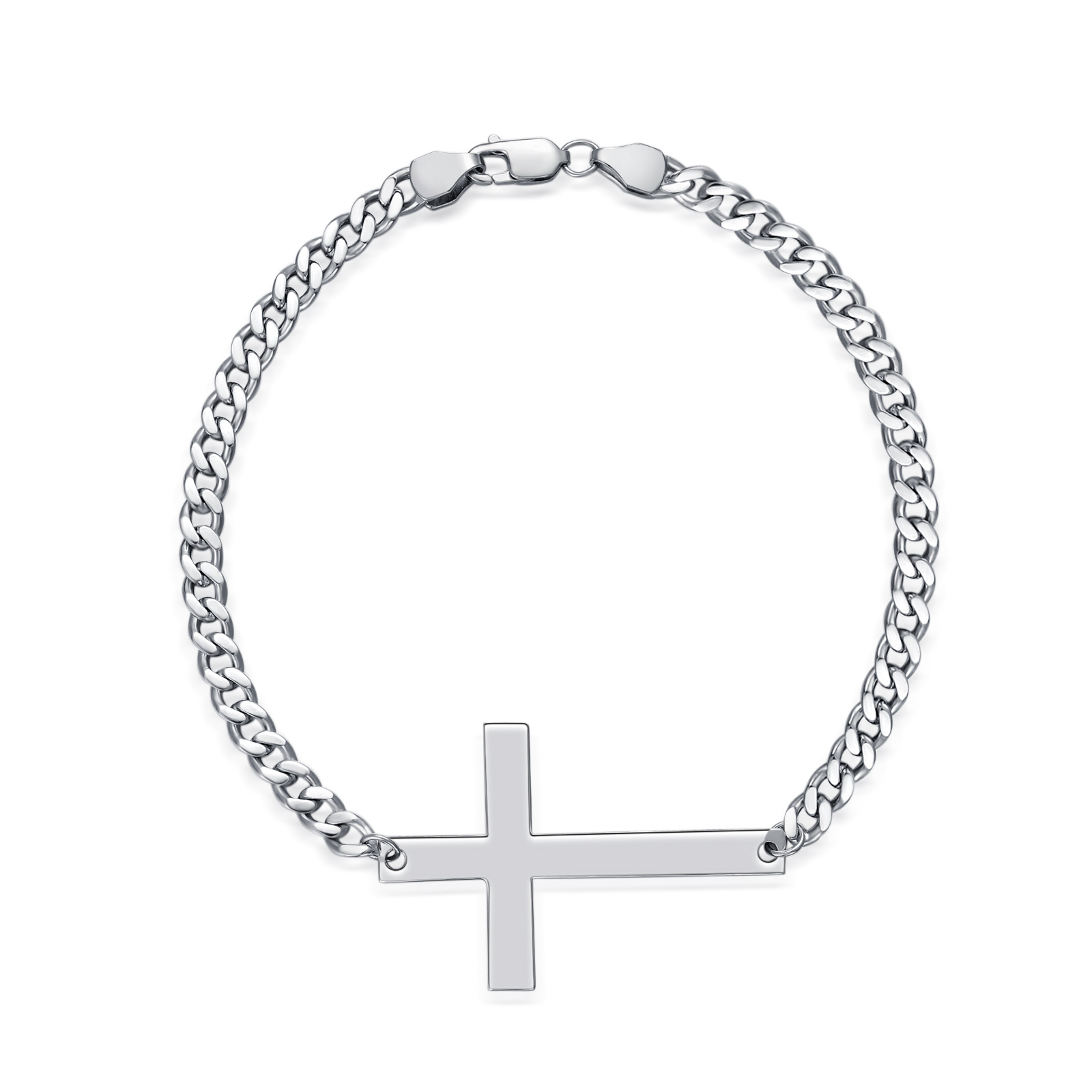Sterling Silver Cro… - image