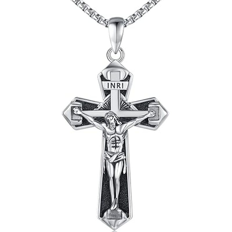 Sterling Silver Cro… - image