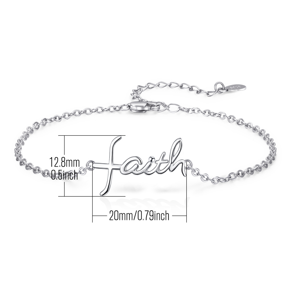 Sterling Zilveren Kruis Knoop Hanger Armband-7