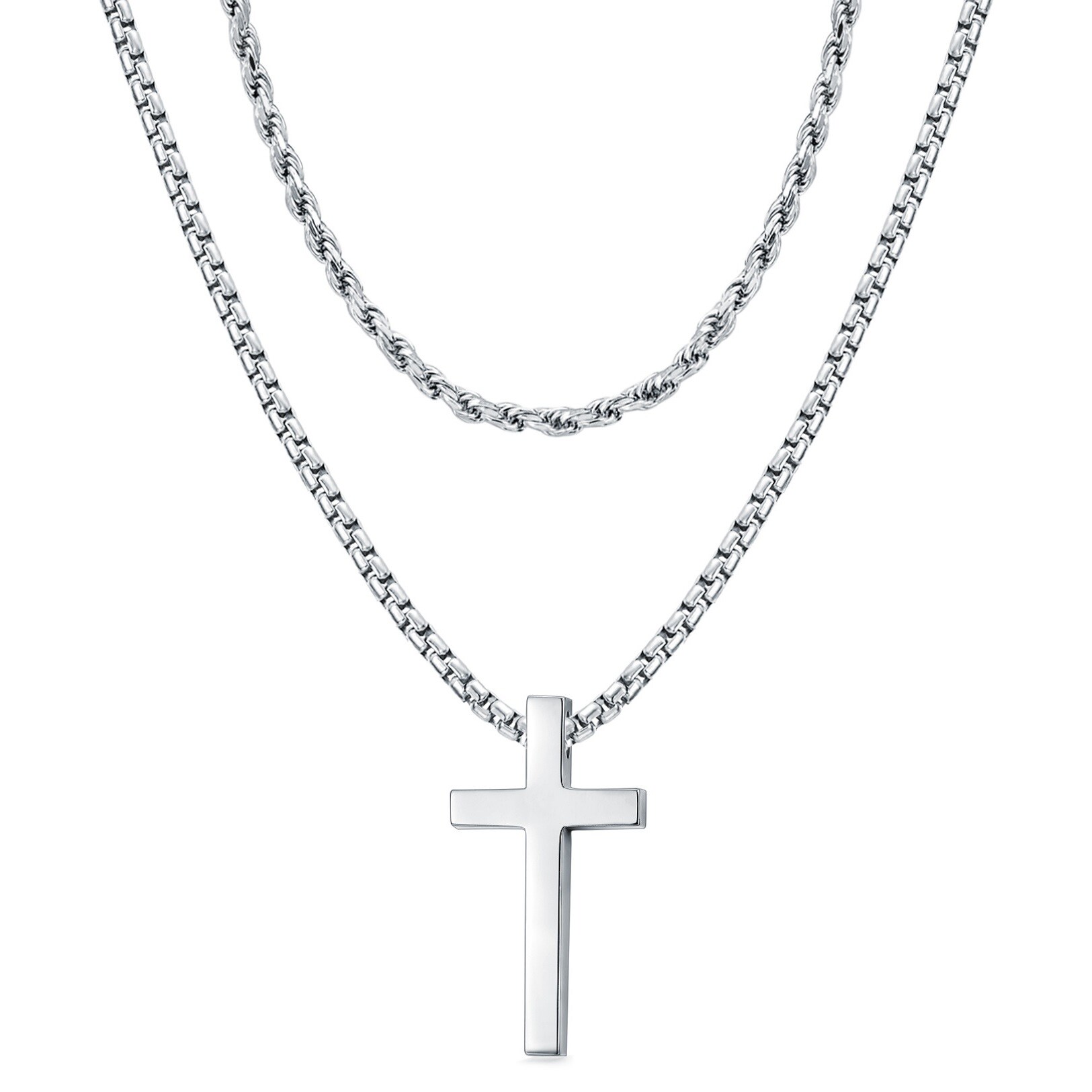 Sterling Silver Cro… - image