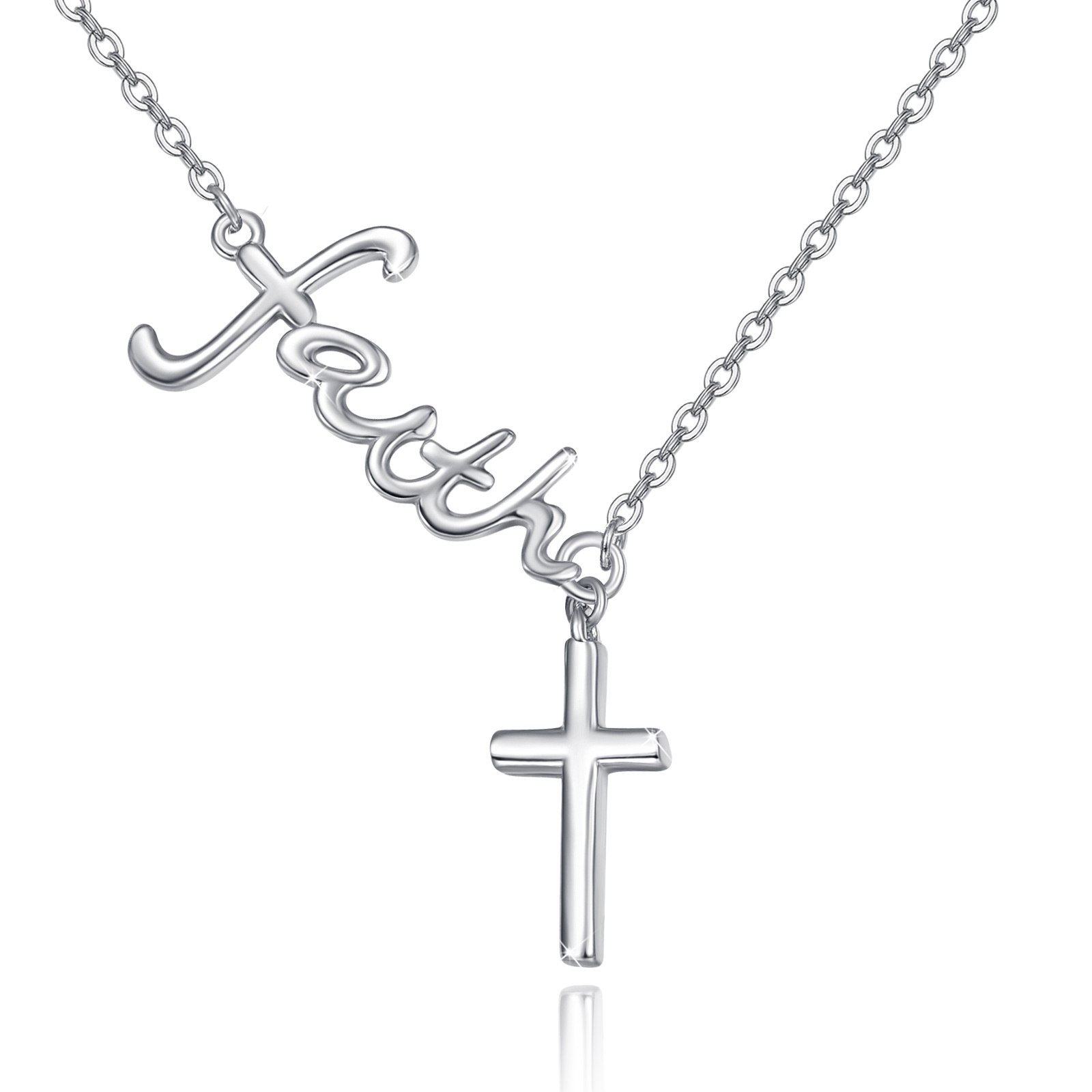 Sterling Silver Cro… - image