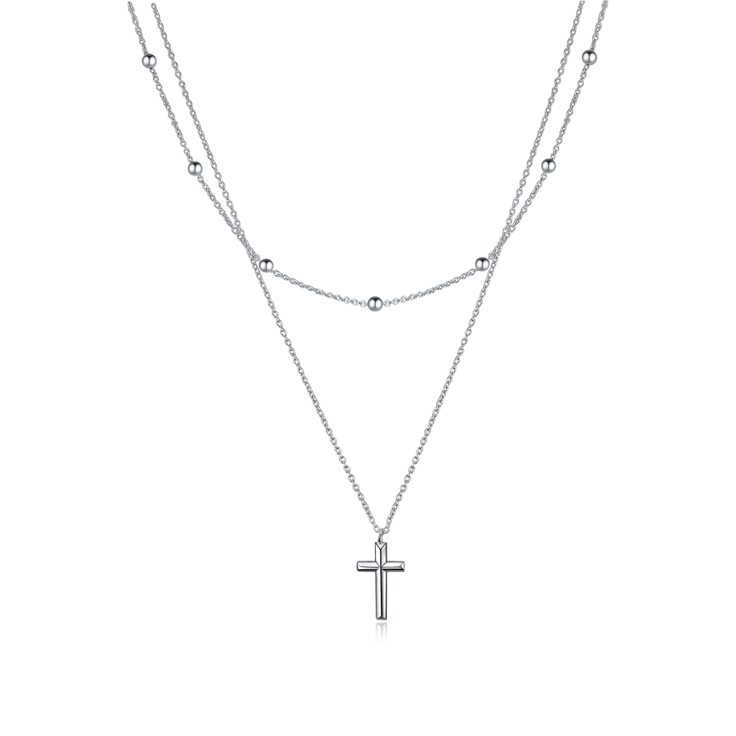 Sterling Silver Cro… - image