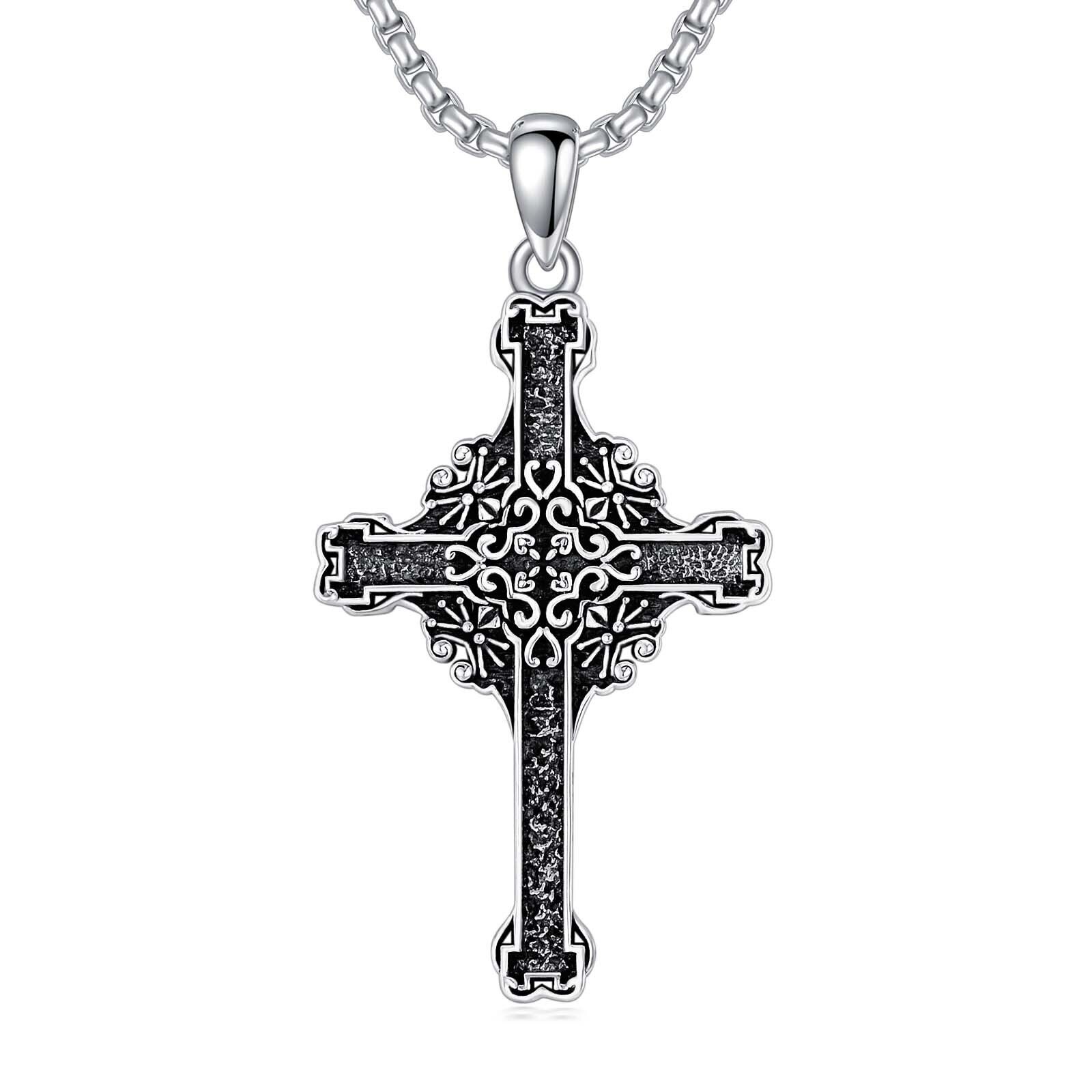 Sterling Silver Cro… - image