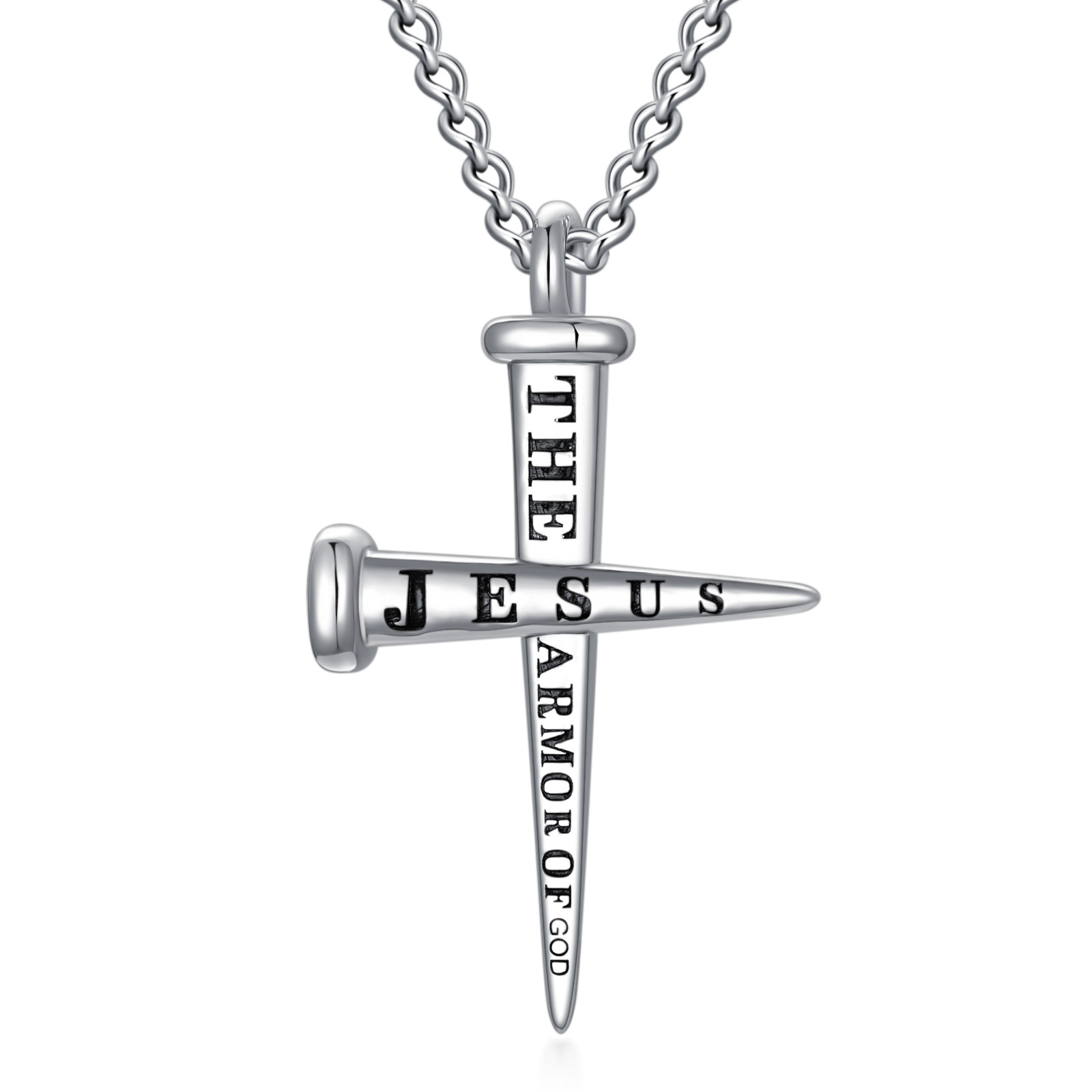 Sterling Silver Cro… - image