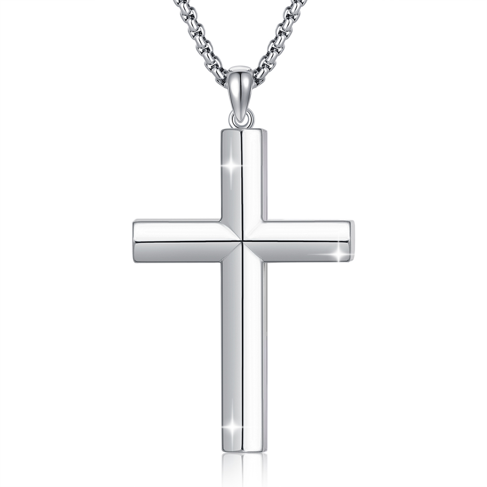 Sterling Silver Cro… - image