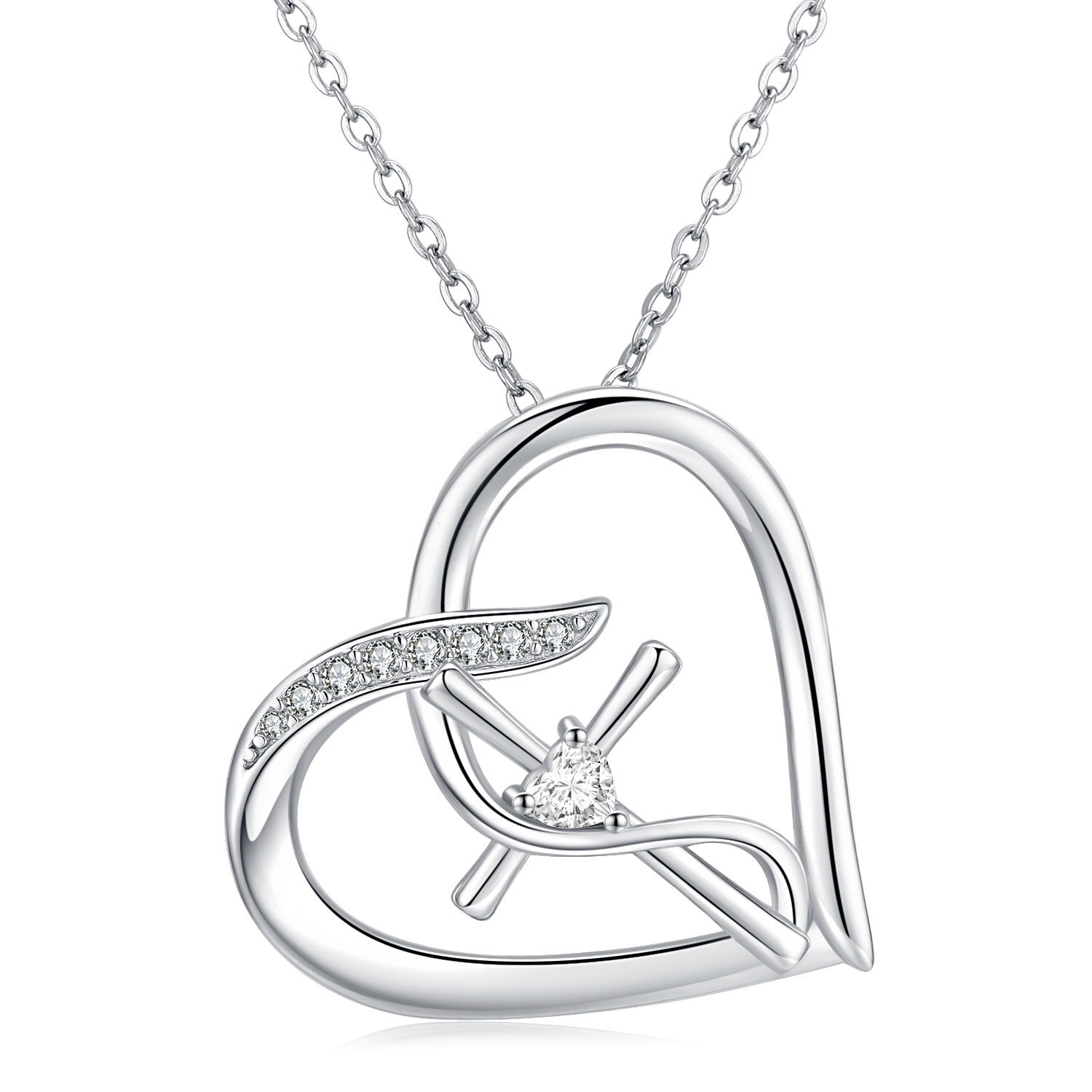 Sterling Silver Cro… - image