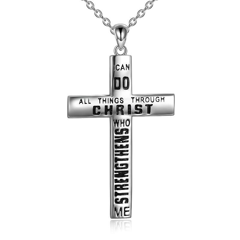 Sterling Silver Cro… - image