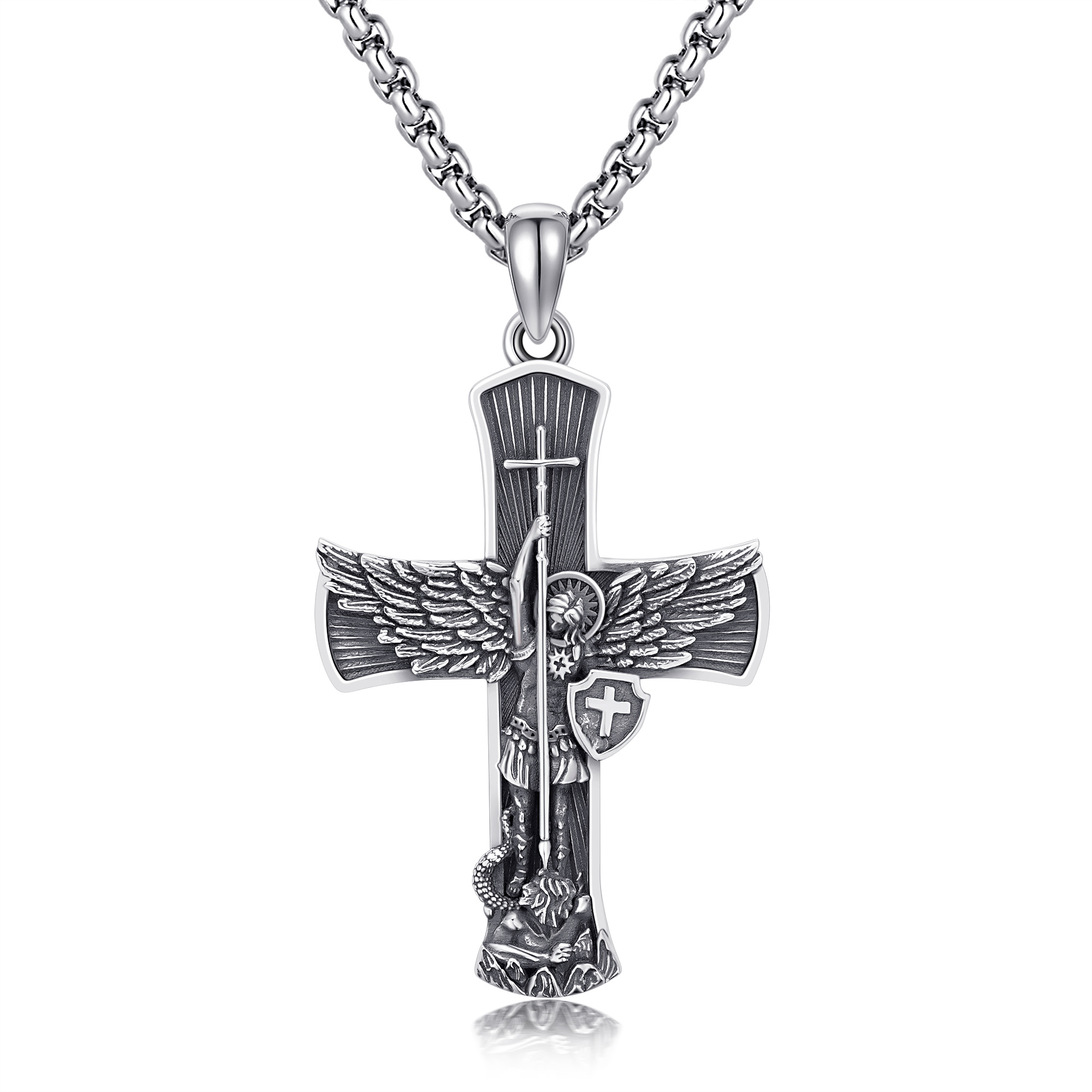 Sterling Silver Cro… - image