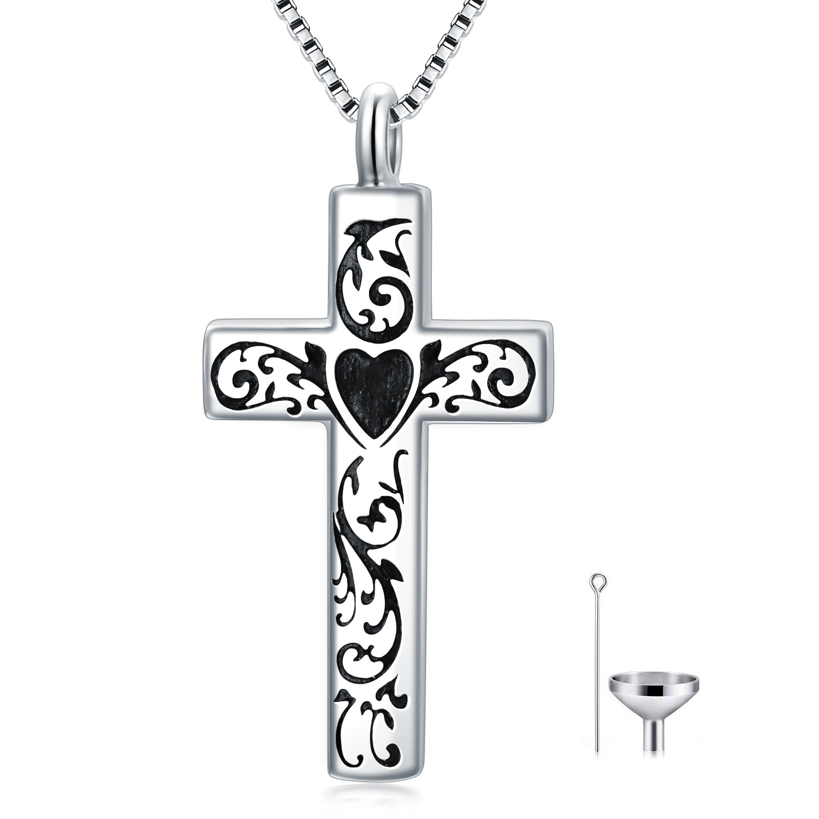 Sterling Silver Cro… - image