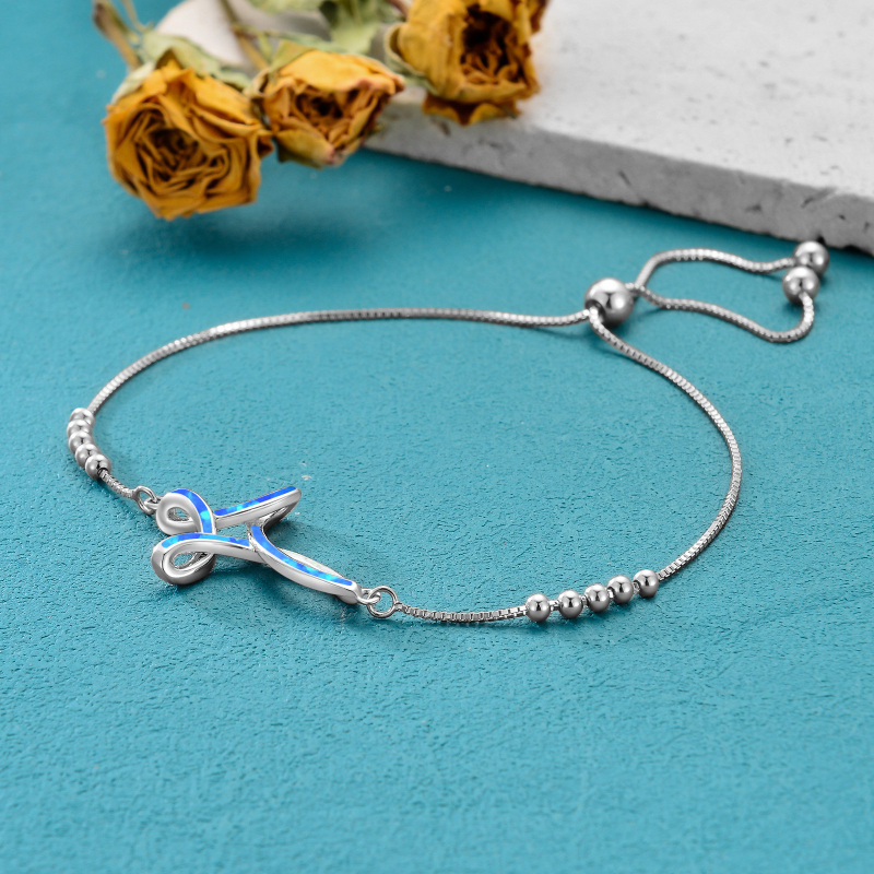 Pulsera Colgante Nudo Celta Plata de Ley Cristal-5