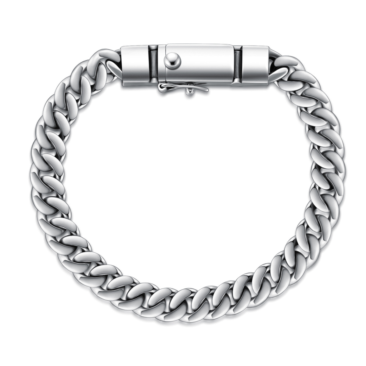 Bracelet de chaîne à maillons en argent sterling pour hommes-1