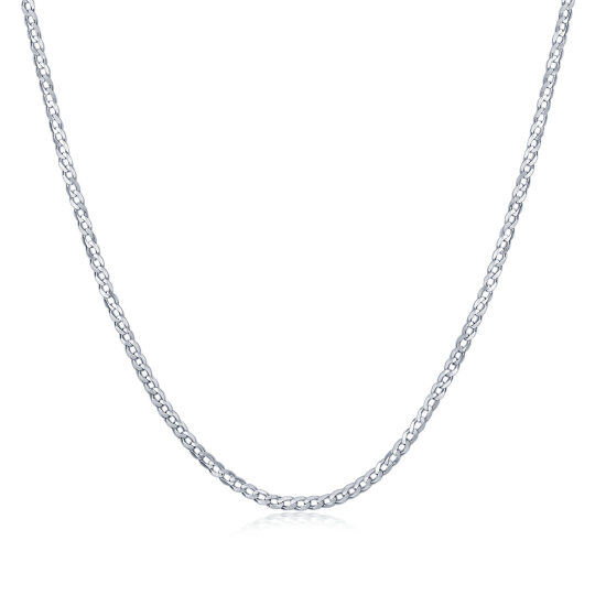 Sterling Silver Curb Link Chain Necklace