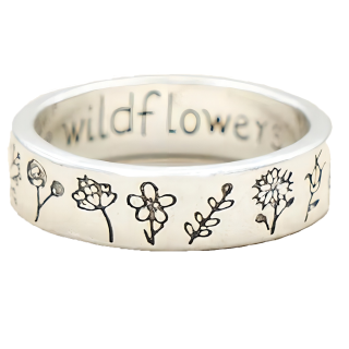 Sterling Silver Daisy Ring-32