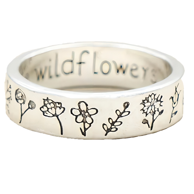 Sterling Silver Daisy Ring-2