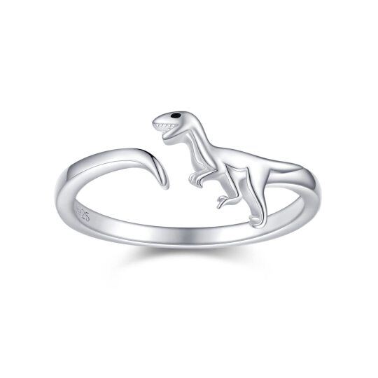 Sterling Silver Dinosaur Open Ring