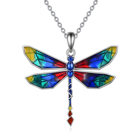 Sterling Silver Dragonfly Pendant Necklace