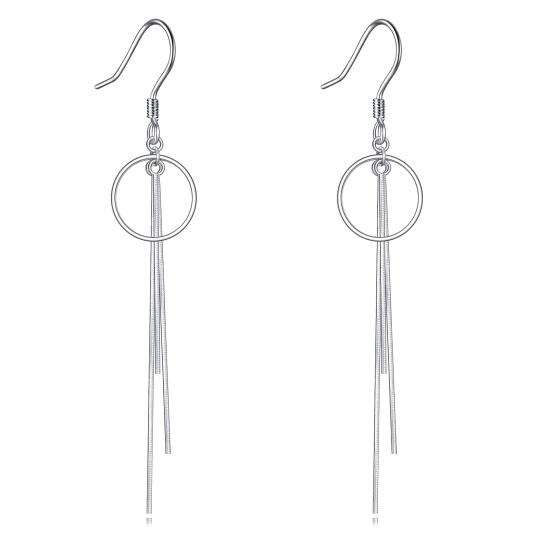 Pendants d'oreilles en argent sterling