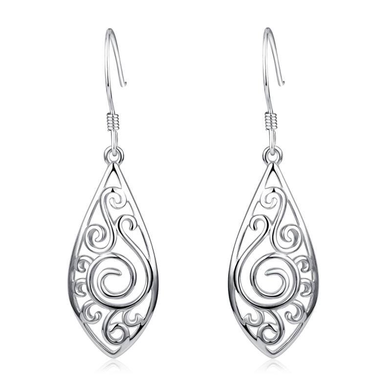Sterling Silver Dro… - image