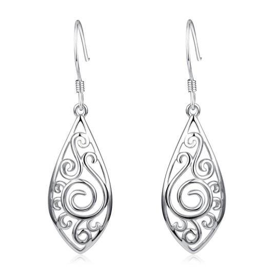 Pendants d'oreilles en argent sterling