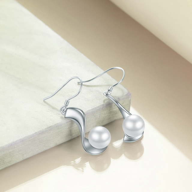 Sterling Silver Drop Earrings-3