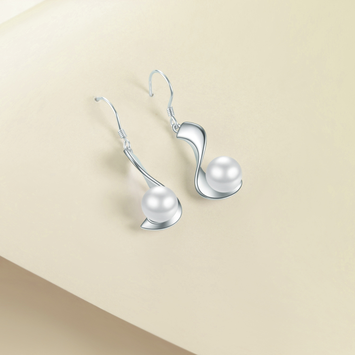 Sterling Silver Drop Earrings-4