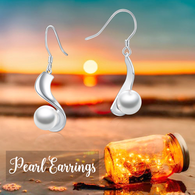 Sterling Silver Drop Earrings-6