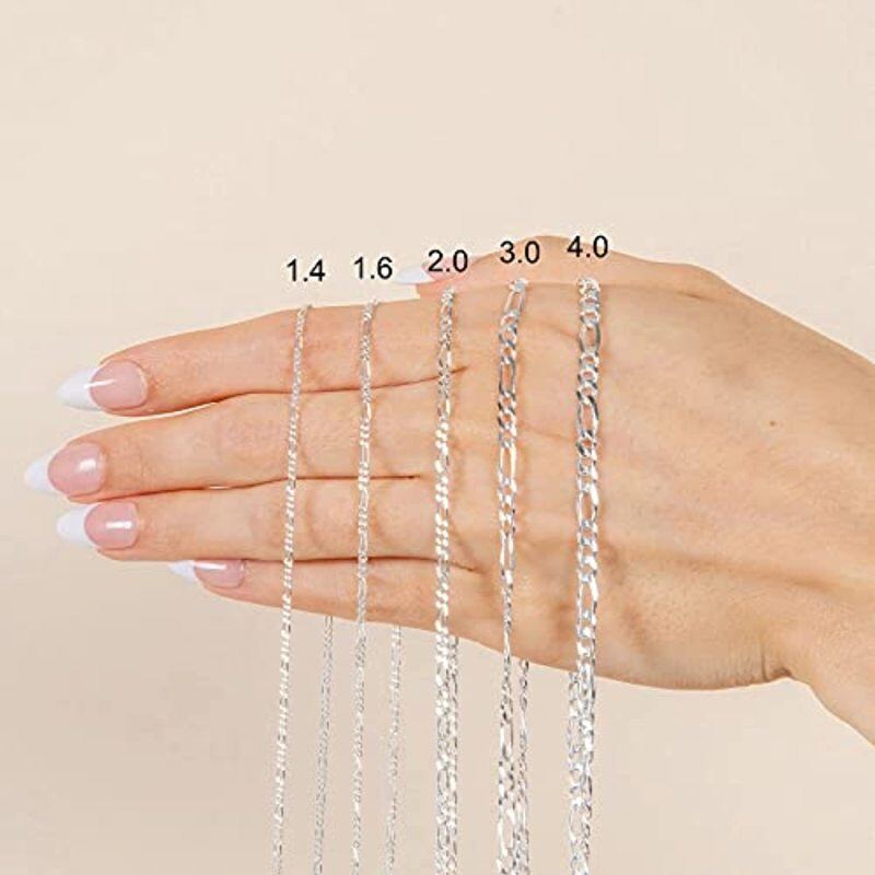 Figaro-Gliederkette aus Sterlingsilber für Herren-5