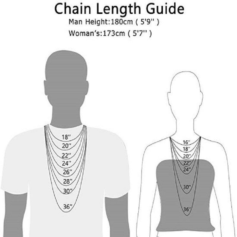 Collier en argent sterling avec chaîne à maillons Figaro-7