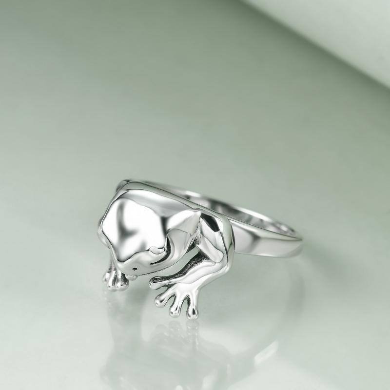 Sterling Silver Frog Ring-3