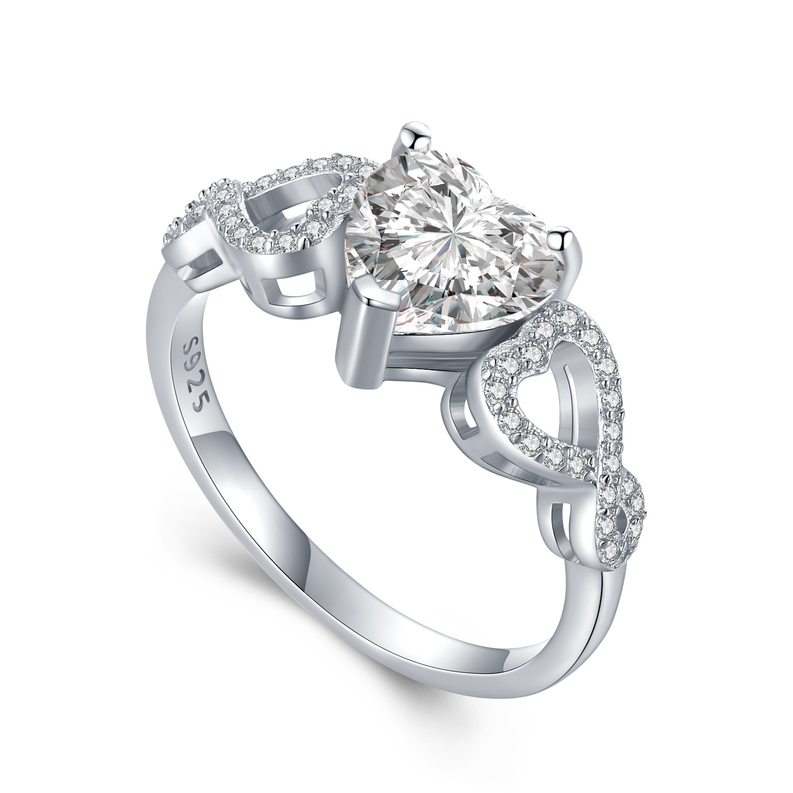 Sterling Silver Hea… - image