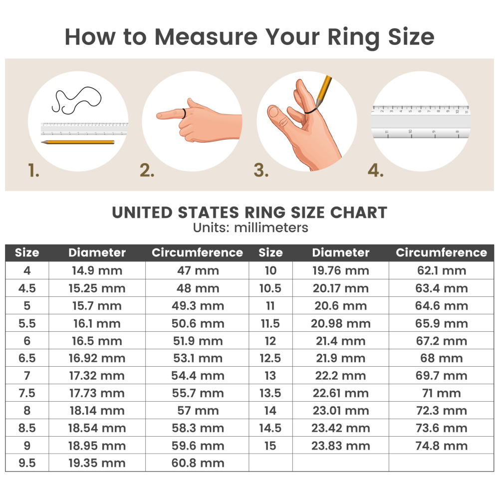 Sterling Silver Heart Crystal Personalised Birthstone Engraving Ring For Women-7