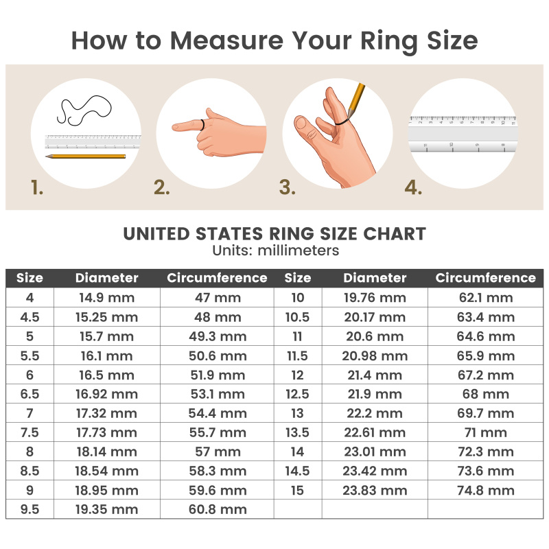 Sterling Silver Heart Crystal Personalised Birthstone Engraving Ring For Women-7