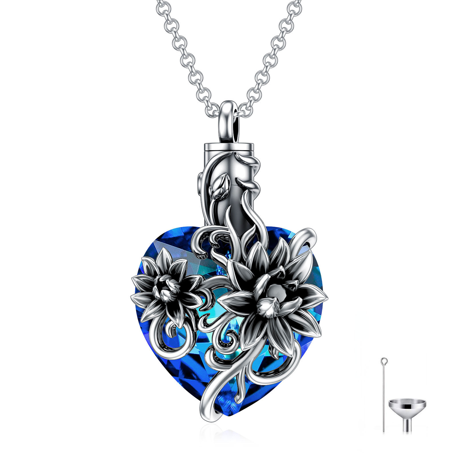 Sterling Silver Hea… - image