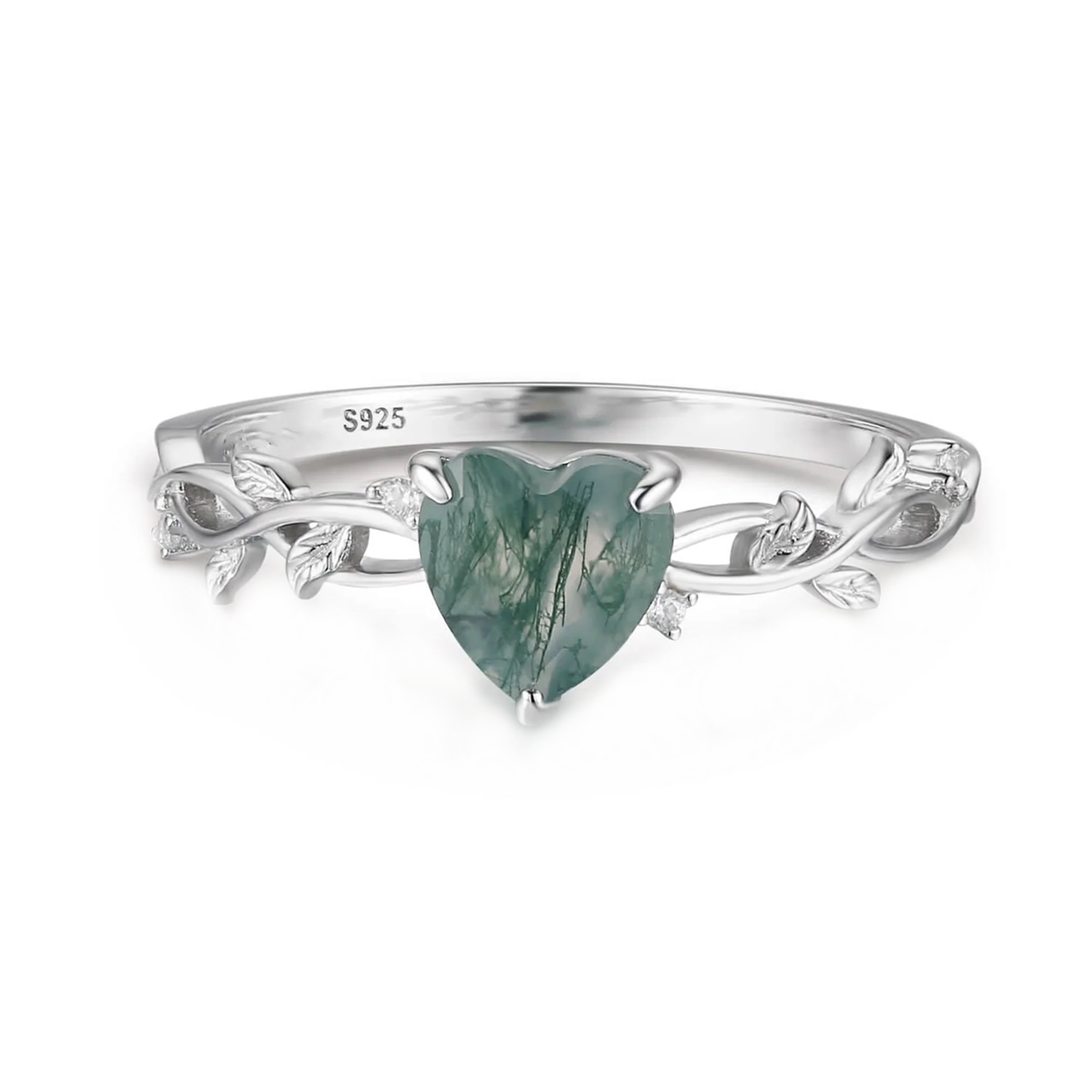 Sterling Silver Hea… - image