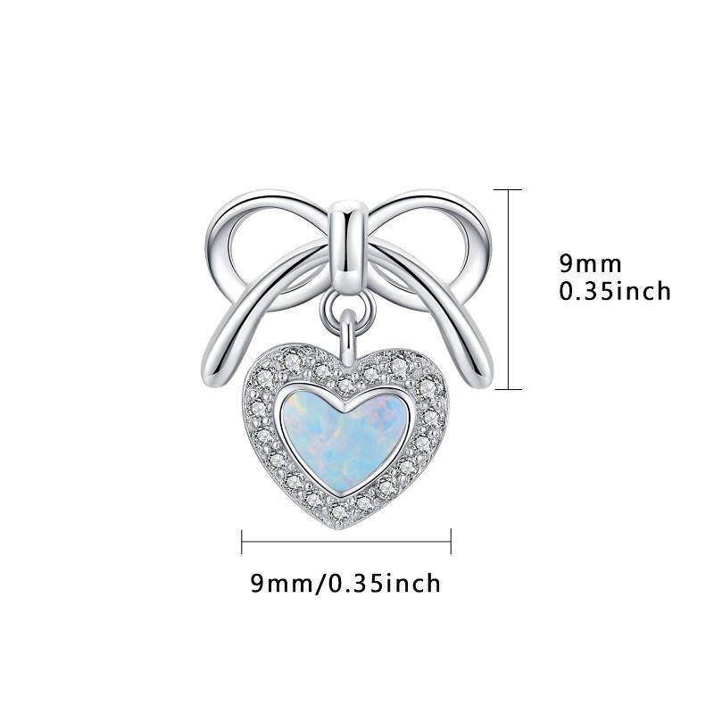 أقراط أذن من الفضة الإسترلينية بتصميم قلب أوبال للنساء-6